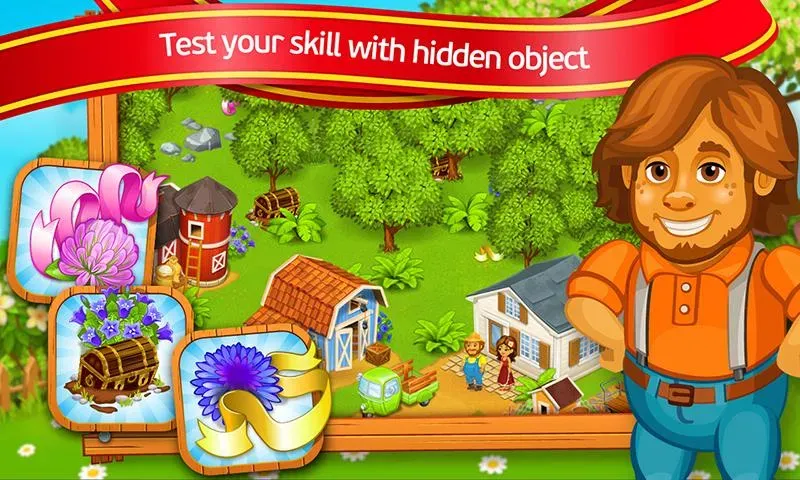 Farm Town: Cartoon Story [МОД Много денег] Screenshot 2
