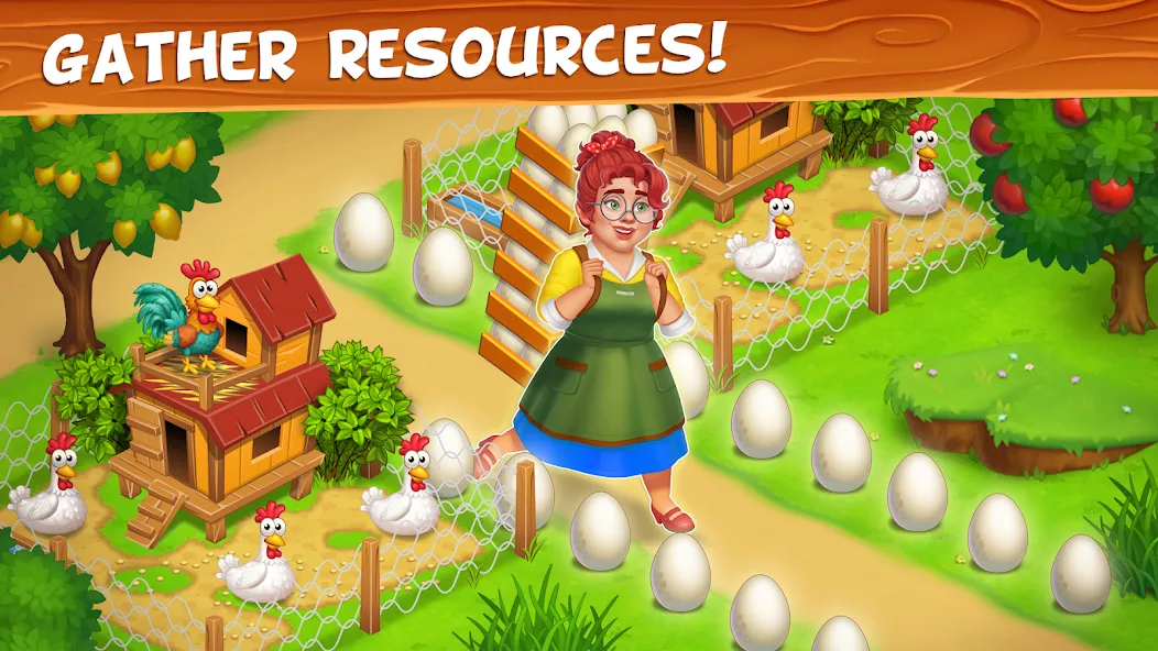 Farm Town - Family Farming Day (Фарм Таун) [МОД Много денег] Screenshot 3