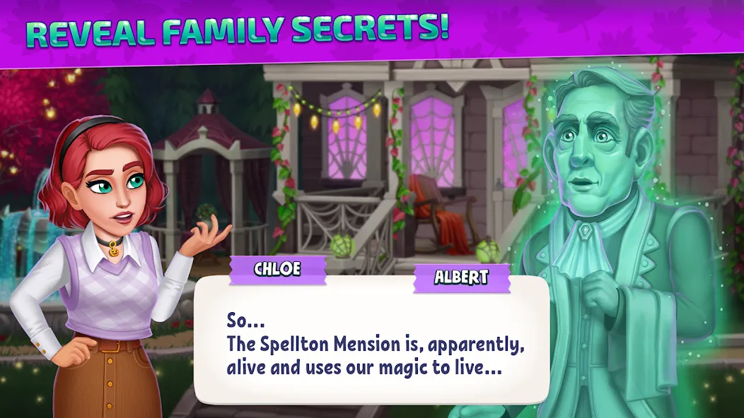 Chloe's Merge: House Design (Хэллоуин Мердж) [МОД Unlimited Money] Screenshot 4