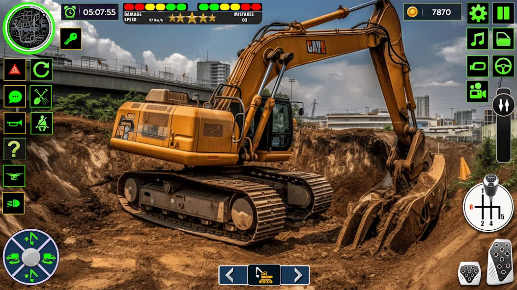 Real Road Construction Games (Реал Роад Конструкшн Геймс) [МОД Mega Pack] Screenshot 1