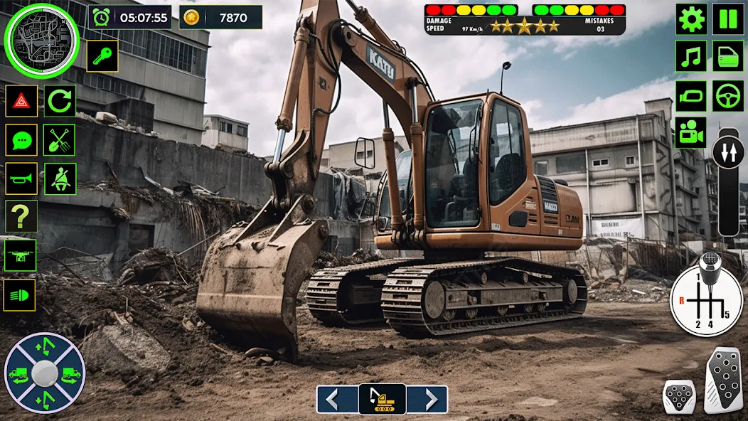 Real Road Construction Games (Реал Роад Конструкшн Геймс) [МОД Mega Pack] Screenshot 2
