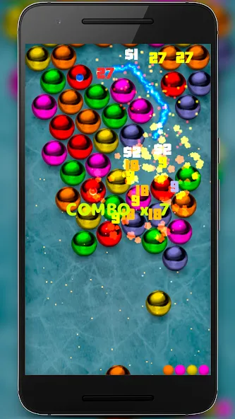 Magnetic balls bubble shoot [МОД Unlocked] Screenshot 3
