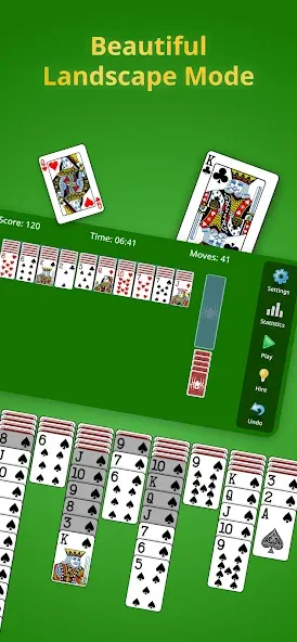 Spider Solitaire Classic [МОД Все открыто] Screenshot 2