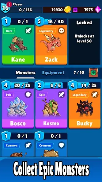 Monster RPG: AFK Idle Clicker (Монстер РПГ) [МОД Меню] Screenshot 1