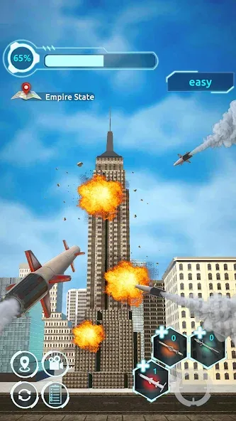 City Demolish: Rocket Smash! (Сити Демолиш) [МОД Много монет] Screenshot 1