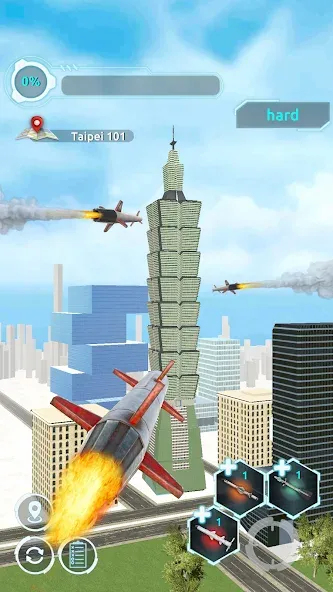 City Demolish: Rocket Smash! (Сити Демолиш) [МОД Много монет] Screenshot 2