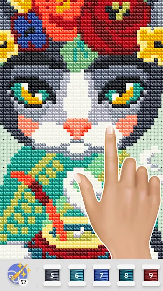 Cross Stitch Club (Кросс Стич Клуб) [МОД Бесконечные деньги] Screenshot 3