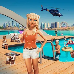 Скачать взлом Virtual Sim Story: Home & Life (Виртуальная история симулятора)  [МОД Бесконечные монеты]