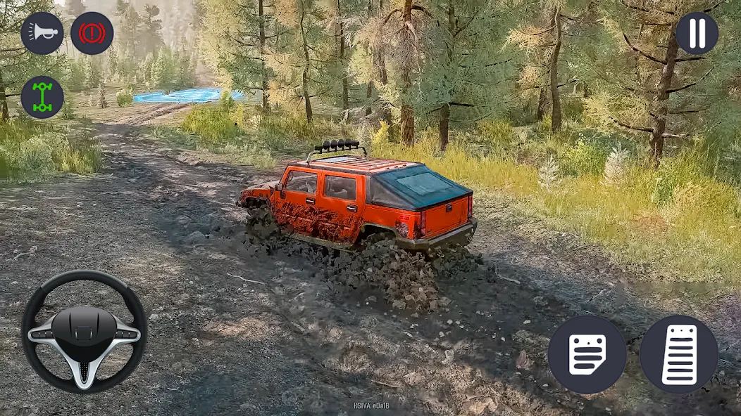 4x4 Jeep Offroad Car Driving (Джип Оффроуд Автомобиль Вождения) [МОД Меню] Screenshot 4