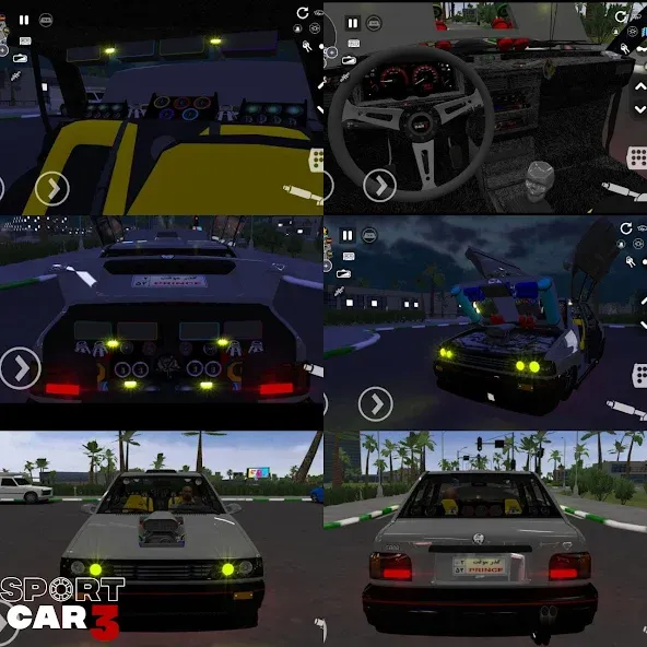 Sport car 3 : Taxi & Police - (Спорткар 3) [МОД Бесконечные монеты] Screenshot 3