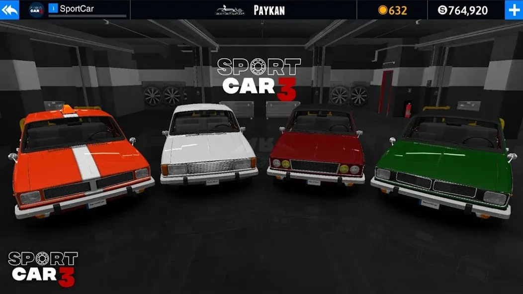 Sport car 3 : Taxi & Police - (Спорткар 3) [МОД Бесконечные монеты] Screenshot 4