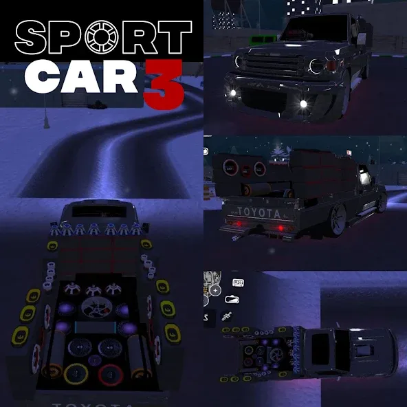 Sport car 3 : Taxi & Police - (Спорткар 3) [МОД Бесконечные монеты] Screenshot 5