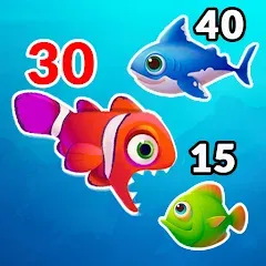 Скачать взлом Big Eat Fish Games Shark Games  [МОД Все открыто]