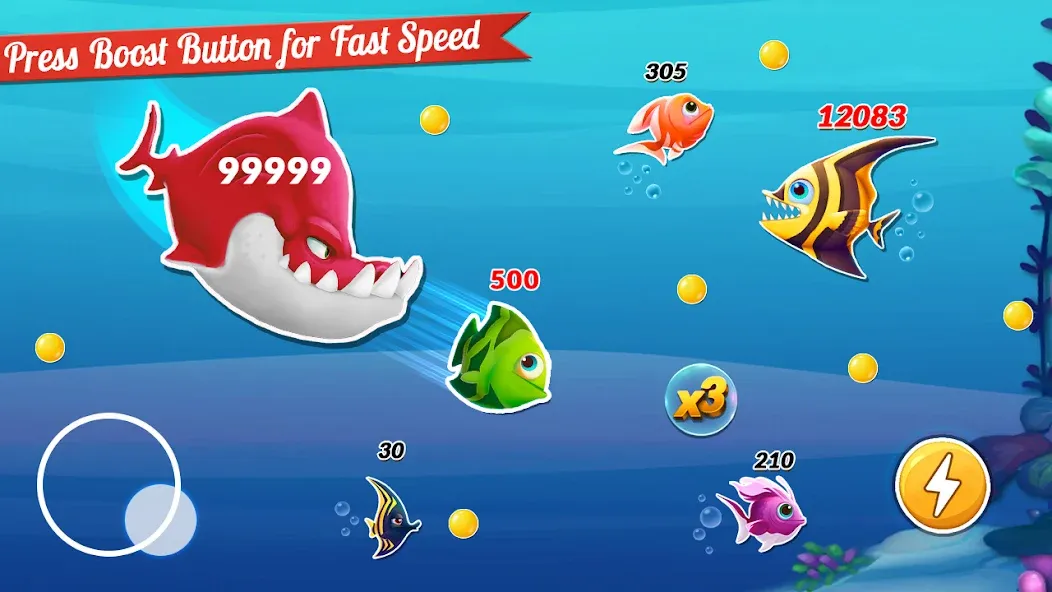 Fish.IO Fish Games Shark Games (Фиш Ай О Фиш Геймс Шарк Геймс) [МОД Много денег] Screenshot 1