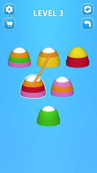 Cozy Knitting: Sorting games (Кози Ниттинг) [МОД Unlimited Money] Screenshot 1