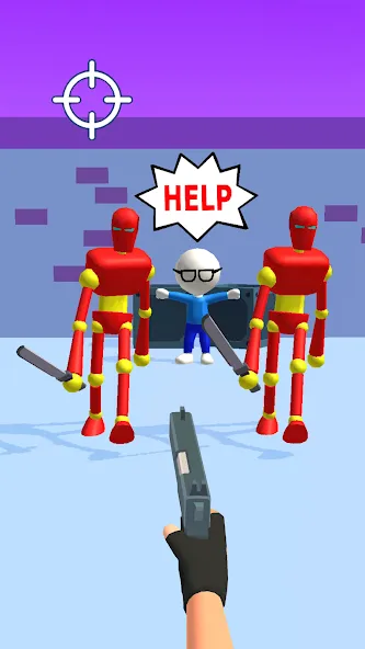 Gun Master 3D - Shoot 'Em Down (Ган Мастер 3Д) [МОД Menu] Screenshot 4