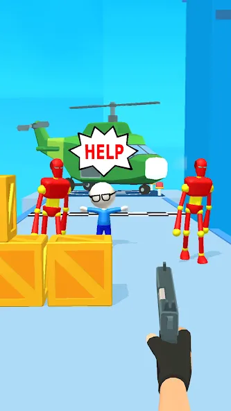 Gun Master 3D - Shoot 'Em Down (Ган Мастер 3Д) [МОД Menu] Screenshot 5