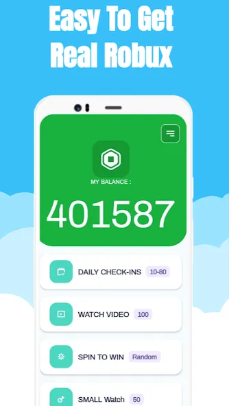 Robux Spin (Рбк Спин) [МОД Unlimited Money] Screenshot 1