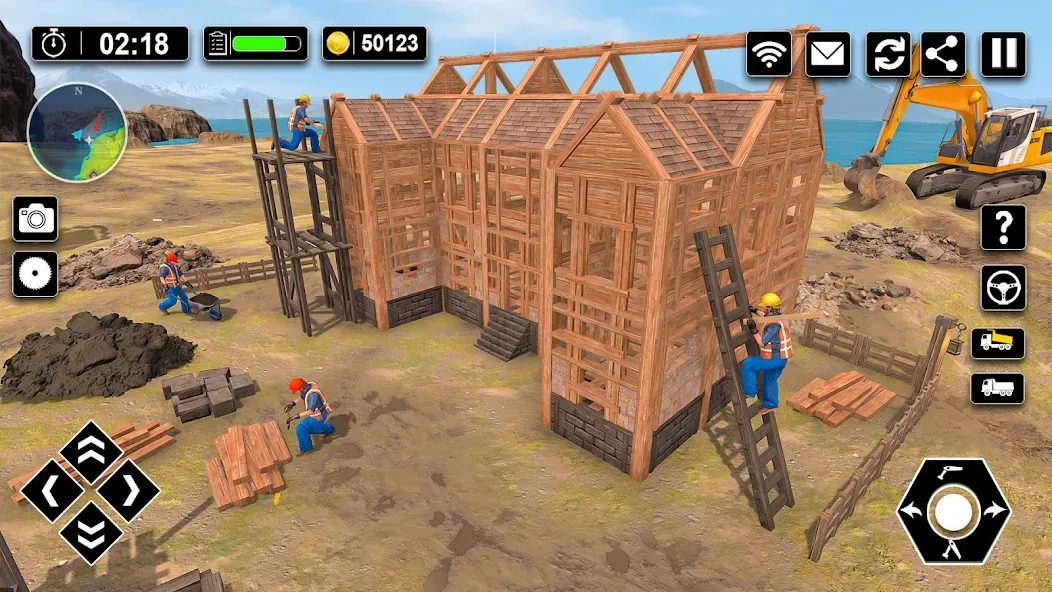 Wood House Construction Game [МОД Unlimited Money] Screenshot 3