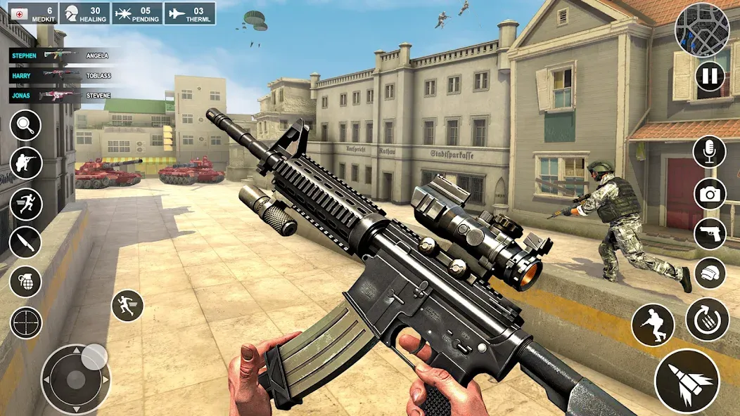 Anti Terrorist Shooting Game [МОД Бесконечные деньги] Screenshot 1