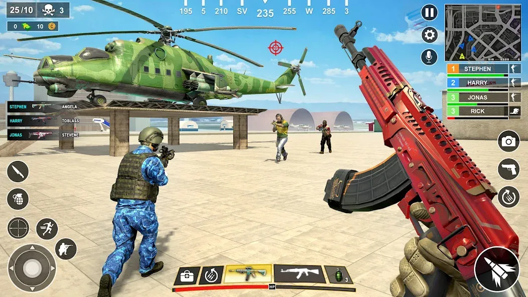 Anti Terrorist Shooting Game [МОД Бесконечные деньги] Screenshot 2