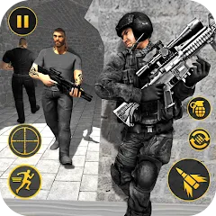 Скачать взлом Anti Terrorist Shooting Game  [МОД Бесконечные деньги]