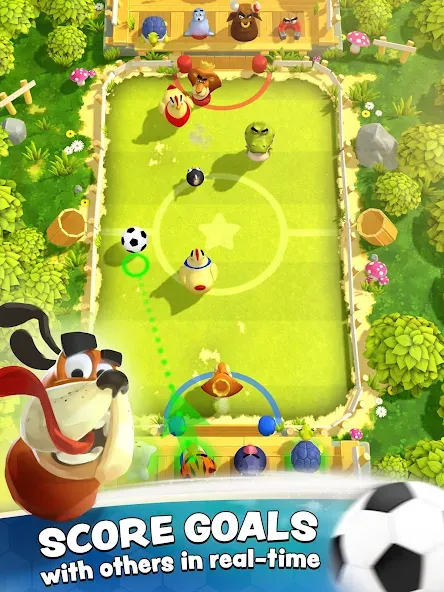 Rumble Stars Football (Рамбл Старс) [МОД Бесконечные деньги] Screenshot 1