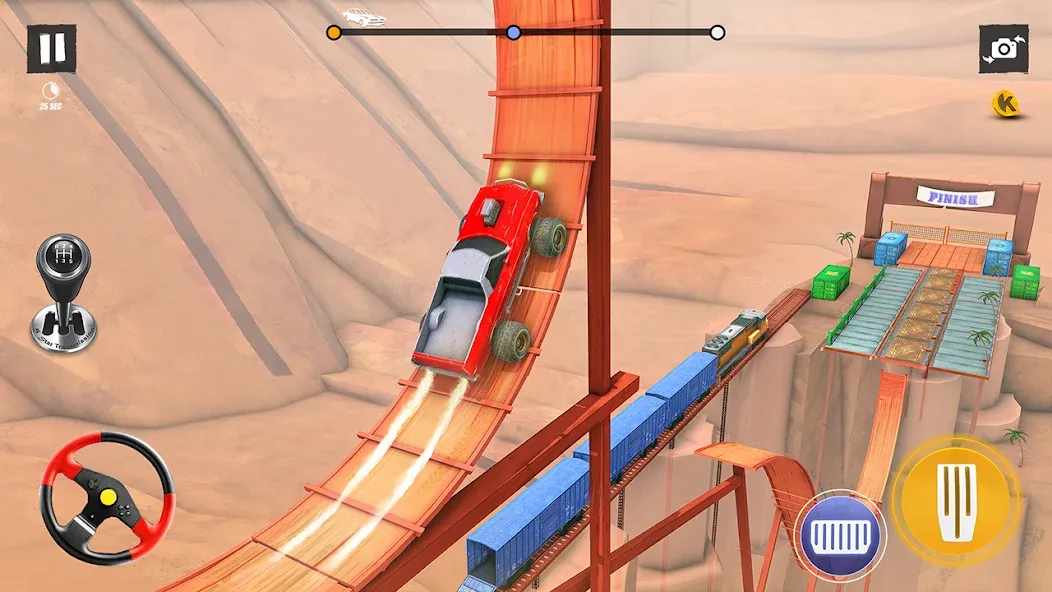 Car Stunt Games 3D Car Games [МОД Много денег] Screenshot 5