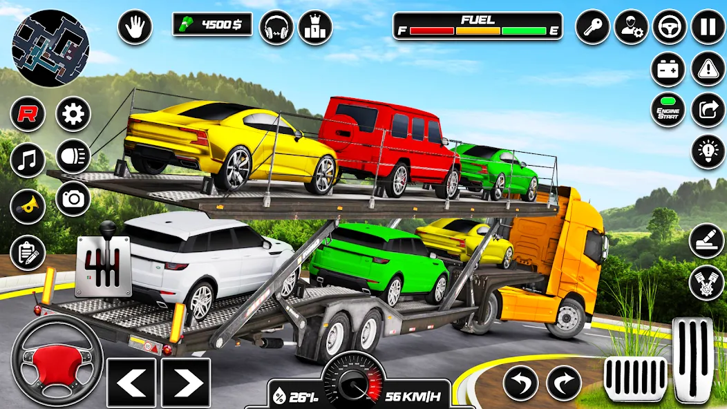 Car Transporter 3d:Truck Games [МОД Все открыто] Screenshot 2