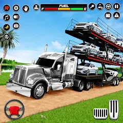 Взлом Car Transporter 3d:Truck Games  [МОД Все открыто]