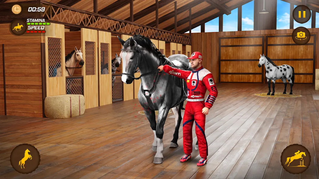 Horse Racing Game: Horse Games [МОД Бесконечные деньги] Screenshot 1