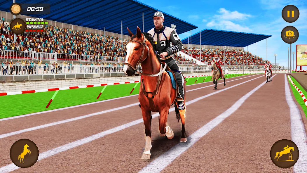 Horse Racing Game: Horse Games [МОД Бесконечные деньги] Screenshot 3