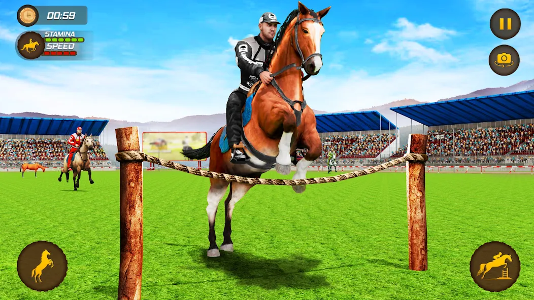 Horse Racing Game: Horse Games [МОД Бесконечные деньги] Screenshot 5