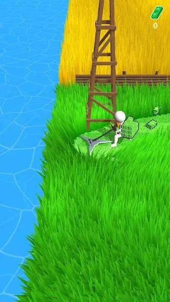 Stone Grass: Mowing Simulator (Стоун Грасс) [МОД Бесконечные деньги] Screenshot 1