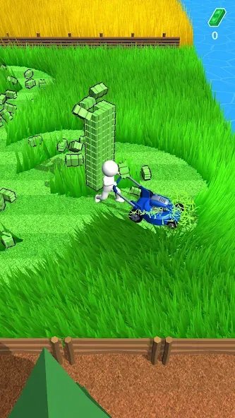 Stone Grass: Mowing Simulator (Стоун Грасс) [МОД Бесконечные деньги] Screenshot 2