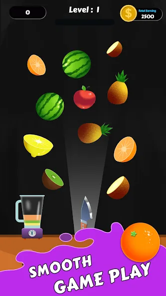 Fruit Cut Master - Crazy Slash (Фрут Кат Мастер) [МОД Бесконечные монеты] Screenshot 1