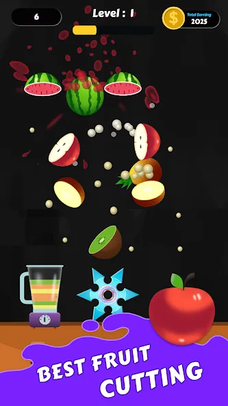 Fruit Cut Master - Crazy Slash (Фрут Кат Мастер) [МОД Бесконечные монеты] Screenshot 3