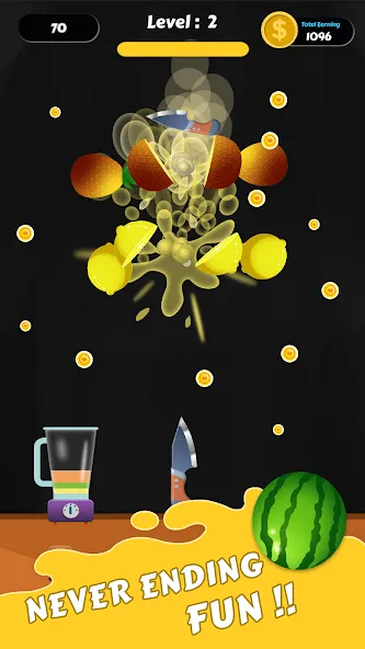 Fruit Cut Master - Crazy Slash (Фрут Кат Мастер) [МОД Бесконечные монеты] Screenshot 4