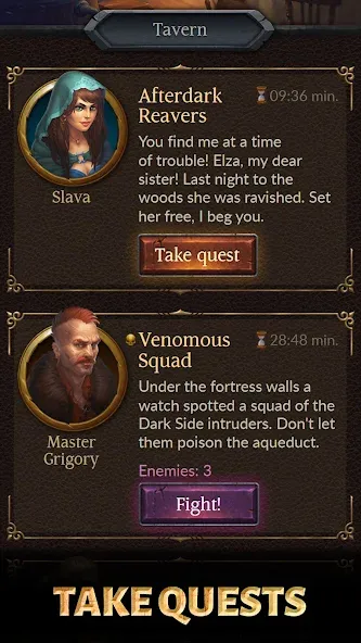 Age of Revenge: Turn Based RPG (Эйдж оф Ревендж) [МОД Меню] Screenshot 4