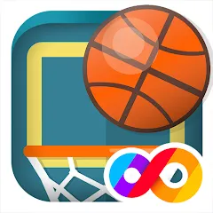 Взломанная Basketball FRVR - Dunk Shoot (Баскетбол ФРВР)  [МОД Бесконечные монеты]