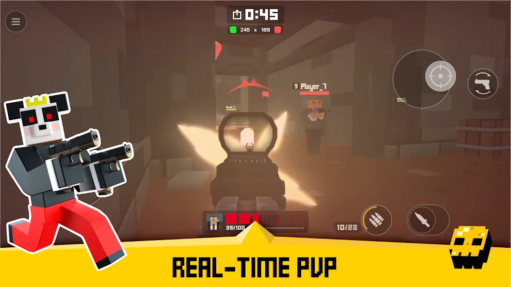 Krunker FRVR - Multiplayer FPS (Крункер ФРВР) [МОД Mega Pack] Screenshot 3
