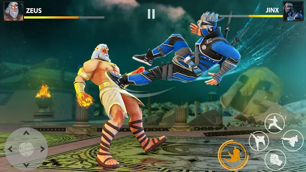 Ninja Clash: Karate Fighters (Ниндзя Мастер) [МОД Меню] Screenshot 4