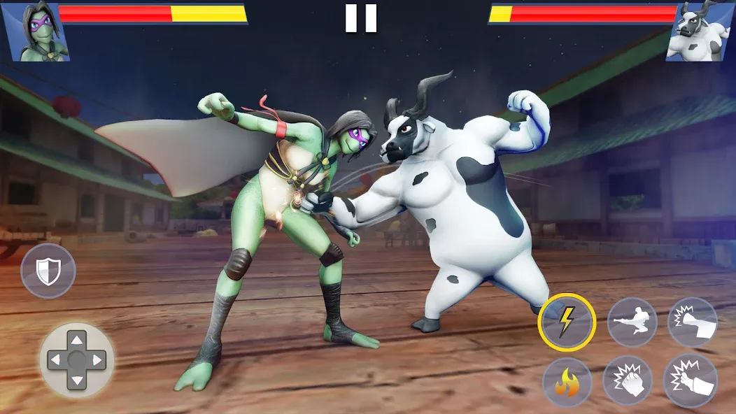 Kung Fu Animal: Fighting Games (Кунгфу животное) [МОД Много монет] Screenshot 3