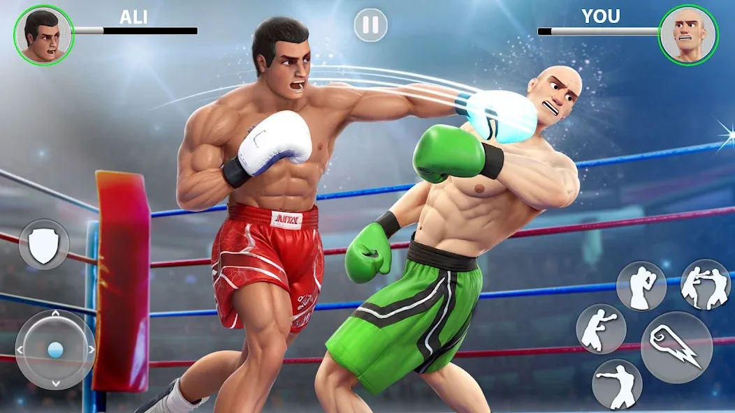 Kick Boxing Games: Fight Game [МОД Бесконечные монеты] Screenshot 2