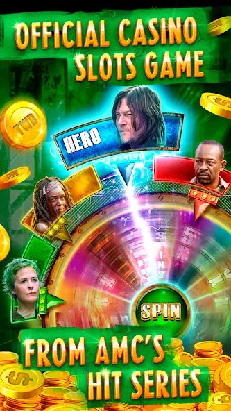 The Walking Dead Casino Slots (Зе Вокинг Дед Казино Слотс) [МОД Все открыто] Screenshot 2