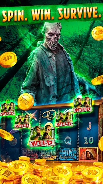 The Walking Dead Casino Slots (Зе Вокинг Дед Казино Слотс) [МОД Все открыто] Screenshot 3