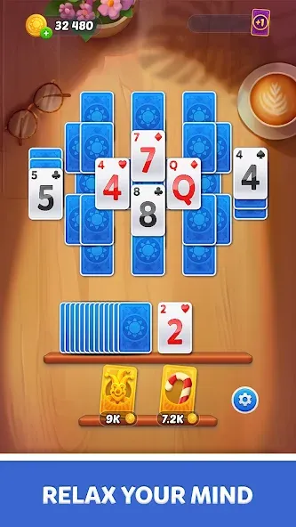 Solitaire Sunday: Card Game (Солитер воскресенье) [МОД Много монет] Screenshot 2