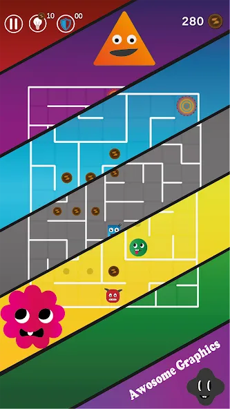 Maze Legend : A Cute Maze Game (Мейз Легенд) [МОД Все открыто] Screenshot 2
