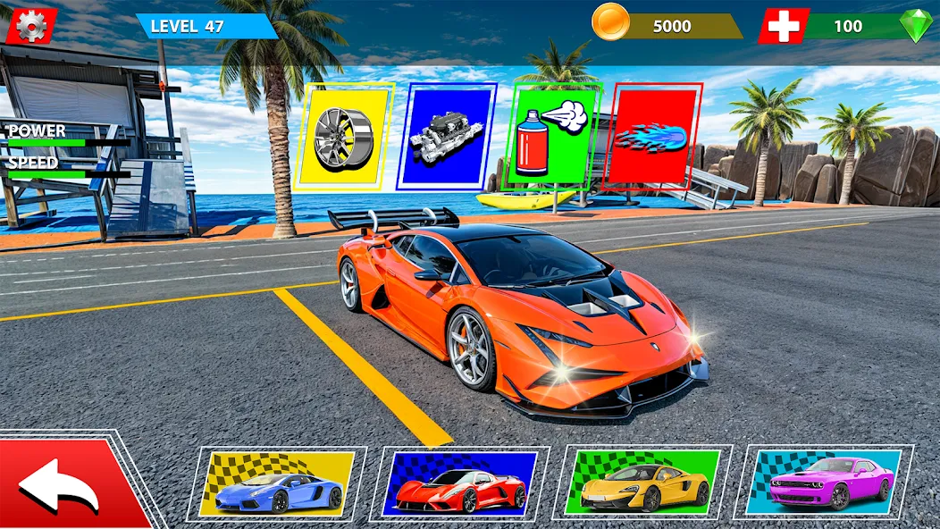 Rampa Car Game: GT Car stunts (Мега Рэмпс) [МОД Бесконечные монеты] Screenshot 3
