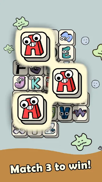 Alphabet Magic Tiles Match 3D (Алфавит Магические Плитки Совпадения 3D) [МОД Все открыто] Screenshot 5